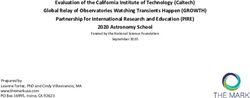 Evaluation of the California Institute of Technology (Caltech) Global Relay of Observatories Watching Transients Happen (GROWTH) Partnership for ...