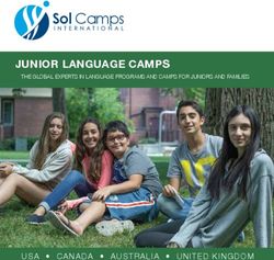 JUNIOR LANGUAGE CAMPS - Sol Camps - USA CANADA AUSTRALIA UNITED KINGDOM
