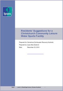 Residents' Suggestions for a Christchurch Community Leisure Water Sports Facility - Prepared for: Canterbury Earthquake Recovery Authority ...
