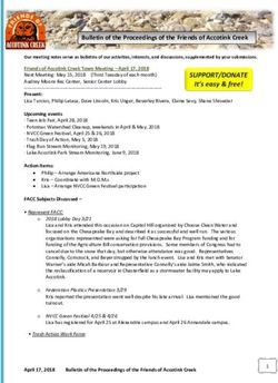 Bulletin of the Proceedings of the Friends of Accotink Creek