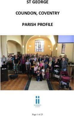 ST GEORGE COUNDON, COVENTRY PARISH PROFILE