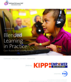 Blended Learning in Practice: Case Studies from Leading Schools