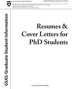resumes and cover letters for phd students