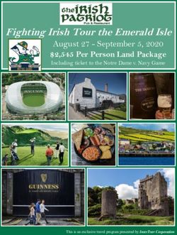 Fighting Irish Tour the Emerald Isle - August 27 - September 5, 2020 $2,545 Per Person Land Package - Intertravcorp