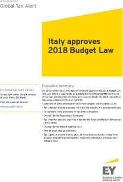 Italy approves 2018 Budget Law - EY