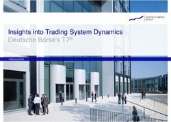 Insights into Trading System Dynamics Deutsche Börse's T7 - Nodal Exchange