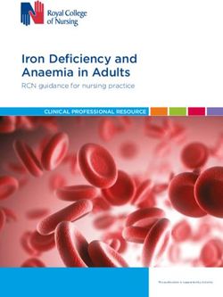 Iron Deficiency And Anaemia In Adults - RCN Guidance For Nursing ...