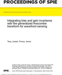 PROCEEDINGS OF SPIE Integrating bias and gain invariance with the generalized Anscombe transform for wavefront sensing - University of Rochester ...