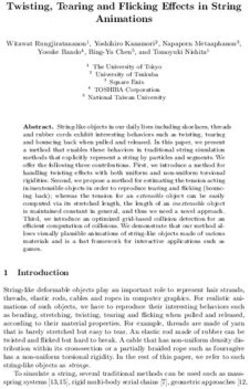 Twisting, Tearing and Flicking Effects in String Animations