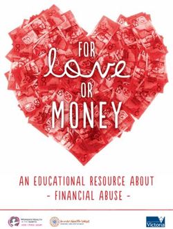 FORLOVEOR MONEY AN EDUCATIONAL RESOURCE ABOUT - FINANCI AL ABUSE - WOMEN'S HEALTH IN THE NORTH