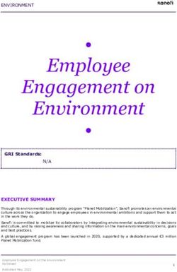 Employee Engagement on Environment