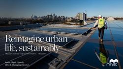 Reimagine urban life, sustainably - Susan Lloyd Hurwitz CEO & Managing Director Macquarie Australia Conference Presentation - 4 May 2021 - Mirvac