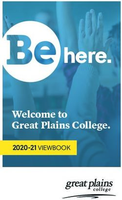Here. Welcome to Great Plains College - 2020-21 VIEWBOOK