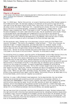 Pilgrim's Progress MSNBC.com