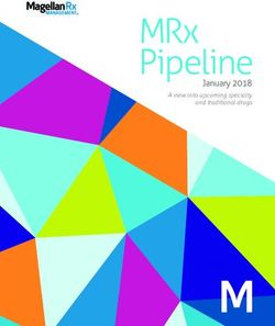 MRx Pipeline January 2018 - A view into upcoming specialty and traditional drugs - Magellan Rx Management