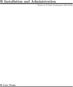 R Installation and Administration - R Core Team - The Comprehensive R ...