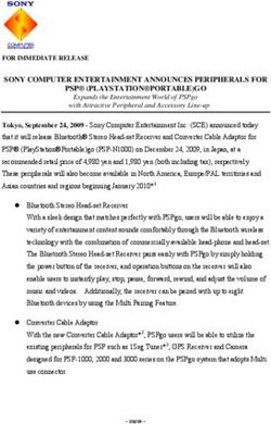 SONY COMPUTER ENTERTAINMENT ANNOUNCES PERIPHERALS FOR PSP (PLAYSTATIONPORTABLE)GO