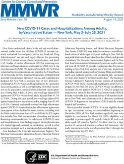 New COVID-19 Cases and Hospitalizations Among Adults, by Vaccination Status - New York, May 3-July 25, 2021