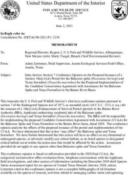 United States Department of the Interior - US Fish and Wildlife Service