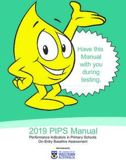 2019 PIPS Manual - Have this Manual with you during testing - The University of ...