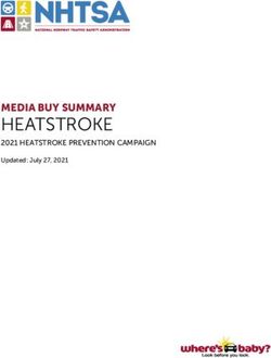 HEATSTROKE MEDIA BUY SUMMARY - 2021 HEATSTROKE PREVENTION CAMPAIGN - Traffic ...