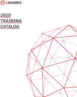TRAINING CATALOG 2020 - Harris Corporation