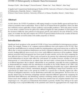 COVID-19 Heterogeneity in Islands Chain Environment