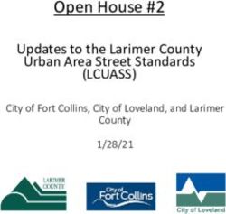 Open House #2 (LCUASS) - Updates to the Larimer County Urban Area Street Standards