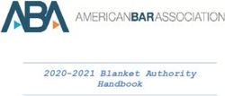 2020-2021 Blanket Authority Handbook - American Bar ...