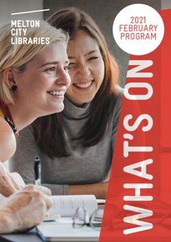 FEBRUARY PROGRAM 2021 - Melton City Council