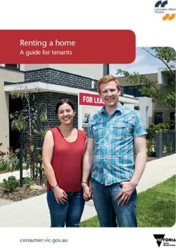 Renting a home A guide for tenants - consumer.vic.gov.au