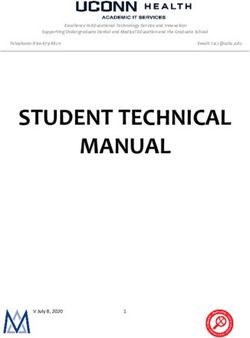 STUDENT TECHNICAL MANUAL - V July 8, 2020 - University of ...
