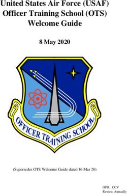United States Air Force (USAF) Officer Training School (OTS) Welcome Guide - 8 May 2020 - Air ...
