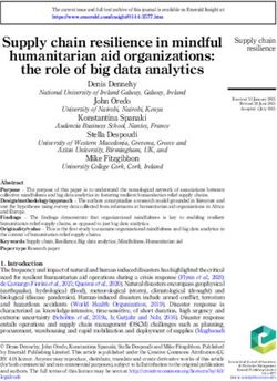 Supply chain resilience in mindful humanitarian aid organizations: the role of big data analytics