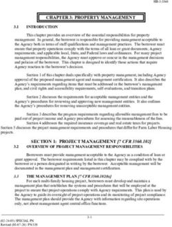 CHAPTER 3: PROPERTY MANAGEMENT