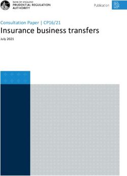 Insurance business transfers - Consultation Paper | CP16/21 July 2021