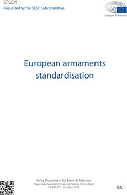 European armaments standardisation - STUDY Requested by the SEDE Subcommittee - Europa ...