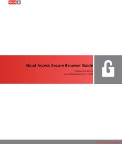 GOOD ACCESS SECURE BROWSER GUIDE - PRODUCTNAMETM