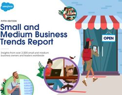 Small and Medium Business Trends Report - FIFTH EDITION - Insights from over 2,500 small and medium business owners and leaders worldwide - Salesforce