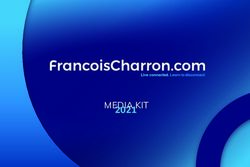 MEDIA KIT 2021 - Francois Charron