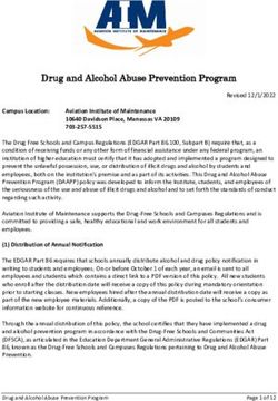 Drug and Alcohol Abuse Prevention Program