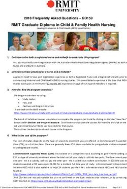 RMIT Graduate Diploma in Child & Family Health Nursing - Municipal ...