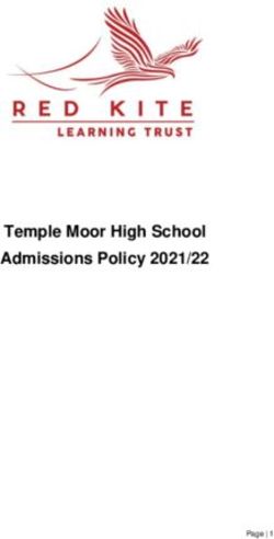 Temple Moor High School Admissions Policy 2021/22