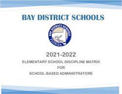 BAY DISTRICT SCHOOLS 2021-2022 - ELEMENTARY SCHOOL DISCIPLINE MATRIX ...