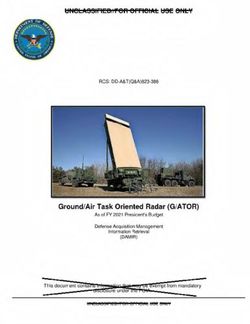 Ground/Air Task Oriented Radar (G/ATOR) - RCS: DD-A&T(Q&A)823-386 - (DAMIR) As of FY 2021 President's Budget Defense Acquisition Management ...