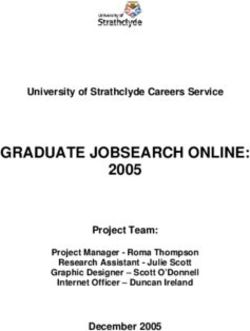 GRADUATE JOBSEARCH ONLINE: 2005 - University of Strathclyde Careers Service Project Team: December 2005