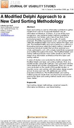 A Modified Delphi Approach to a New Card Sorting Methodology