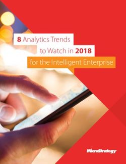 To Watch in 2018 8 Analytics Trends - MicroStrategy