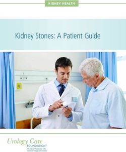 Kidney Stones: A Patient Guide - KIDNEY HEALTH
