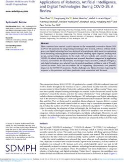 Applications of Robotics, Artificial Intelligence, and Digital Technologies During COVID-19: A Review